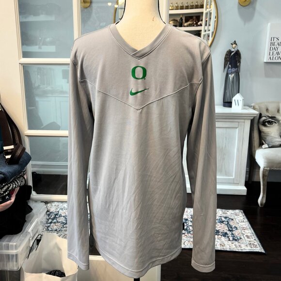 Oregon Ducks Nike Dri Fit Long Sleeve  Shirt S - Picture 1 of 6